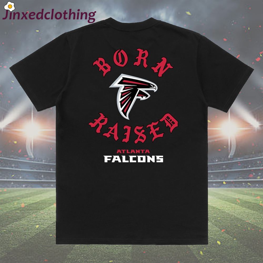 Official Atlanta Falcons Born X Raised T-shirt 